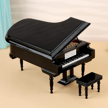 Ročno Klavir Model Dekoracijo Mini Glasbeni Instrument Darilo Polje Kavarna Dekor Doma Dekoracijo Luksuznih Doma Dekor