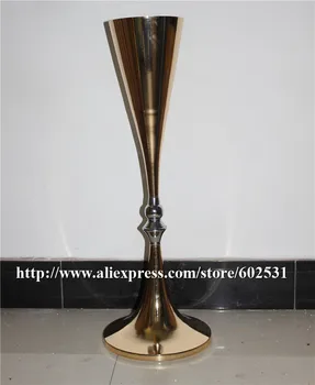 SPR 70 cm visoko Novega!zlata poroka tabela stajice/cvet vazo za poroko tabela centerpieces