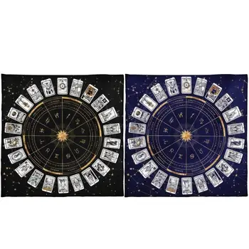 Tabela Zajema Astrologija Oracles Igre Mat Kvadratne Oblike Nihalo Oltar Namizni prt GXMF