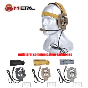 Taktično Bowman Slušalke enostranske komunikacije slušalke U94 PG Kenwood Midland Plug za Baofeng UV-5R walkie talkie Vojaške