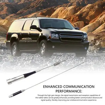 Univerzalni Auto UV Dvojno Segment Antena High-Gain Design Komunikacijski Pripomoček Za Tovornjake Večina Avtomobilov In RVs