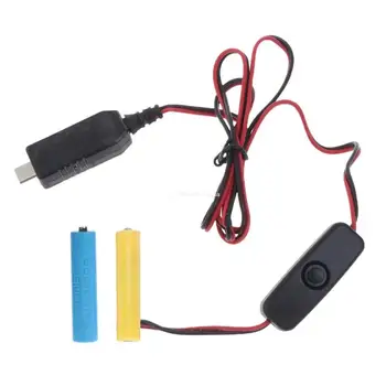 USB C do AAA (LR3 AM4) Zamenjajte Baterijo z 2 AAA Baterije Dropship