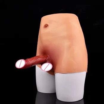 Veliko Silikonski Realističen Dildo Spodnje Hlače Ženske, Lezbijke, G-Spot Strecthable Trdna Realističen Dildo Strap-On Dildo Penis Hlače Seks Igrače