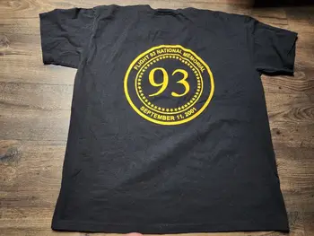 Vintage Mens XXL Flight 93 Nacionalni Spominska Majica Made in USA Dvojno Stranicami