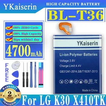 YKaiserin 4700mAh BL-t36 mi Baterija Za LG K30 X410TK BL t36 mi BLT36 Mobilni Telefon Bateria