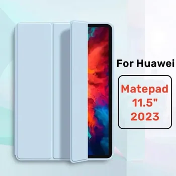 Za Huawei MatePad 11.5 Primeru 2023 BTK-W09 BTK-AL09 PU Usnje Mehko Silikon TPU Nazaj Za MatePad 2023 11.5 palčni Tablični Primeru Pokrov