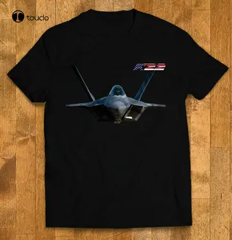 Zaklepanje Srce, Martin F-22 Jet Raptor Zrakoplova Kratek Rokav Black Moške Majice s kratkimi rokavi T Shirt Meri aldult Teen unisex unisex