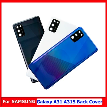 Zrcaljeni Lupini za Samsung Galaxy A31 A315f Hrbtni Pokrovček Nepremočljiva Vrata Stanovanja Primeru A315n Zadnja Kamera, Objektiv Okvir Deli Z Logotipom